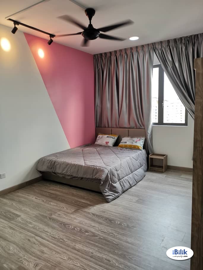 fully furnished included car park and aircond fee danau kota suite - Image 1