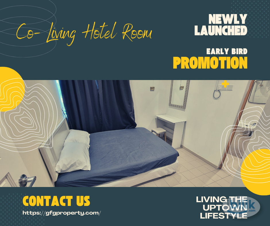 [LIMITED WINDOW ROOM WITH PRIVATE BATHROOM] Co-Living Hotel Room @ SS 21, UPTOWN DAMANSARA - Image 1