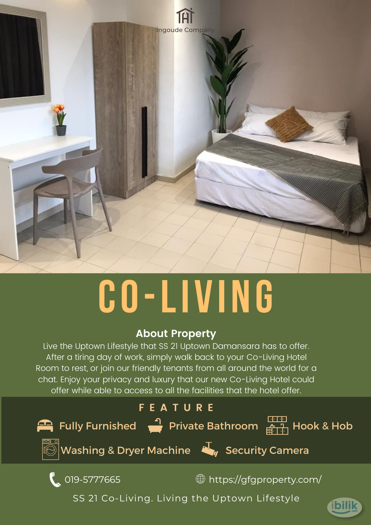 [LIVING THE UPTOWN LIFESTYLE] @ Co-Living Hotel Room @ Uptown Damansara SS 21 - Image 1