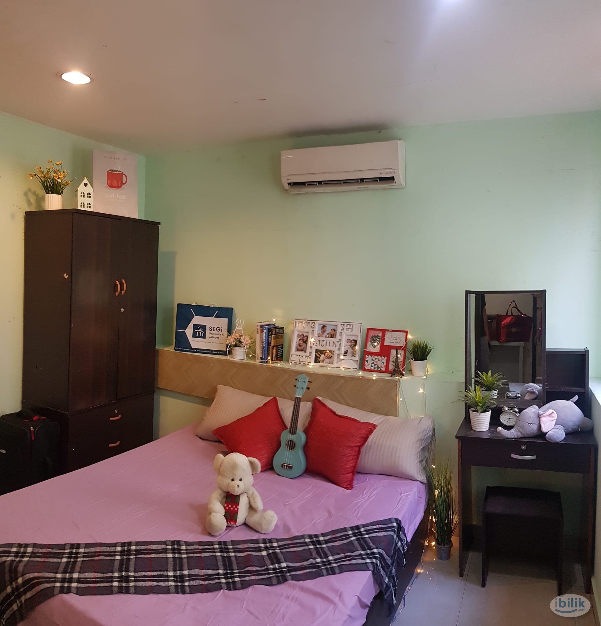 [PRIVATE BATHROOM & QUEEN SIZE BED] Hotel Type Room @ MRT Surian - Image 1
