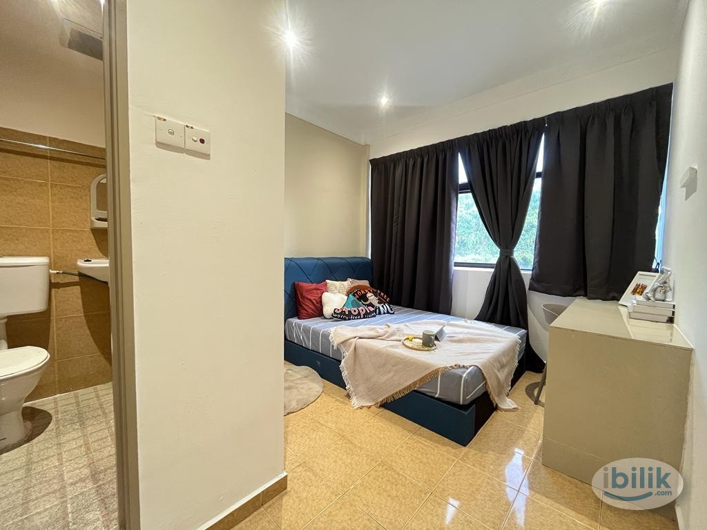Zero Deposit ❗ Near LRT Wangsa Maju 🚂 Room + Private Toilet + AirCond at Melawati - Image 1