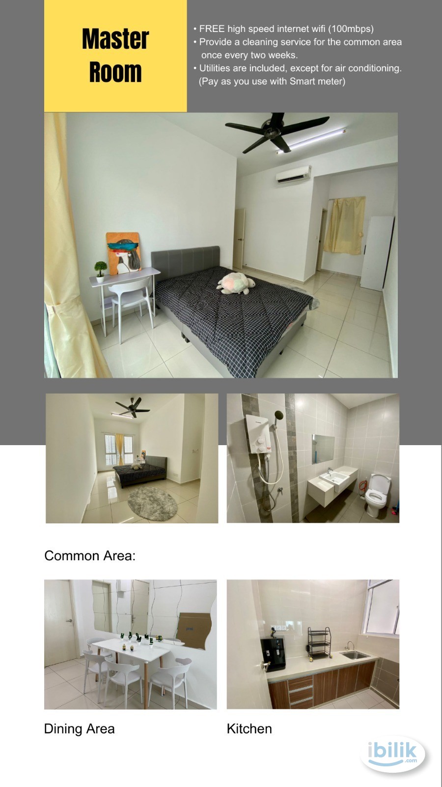 Cozy Master Room at Bayan Lepas, Penang - Image 1