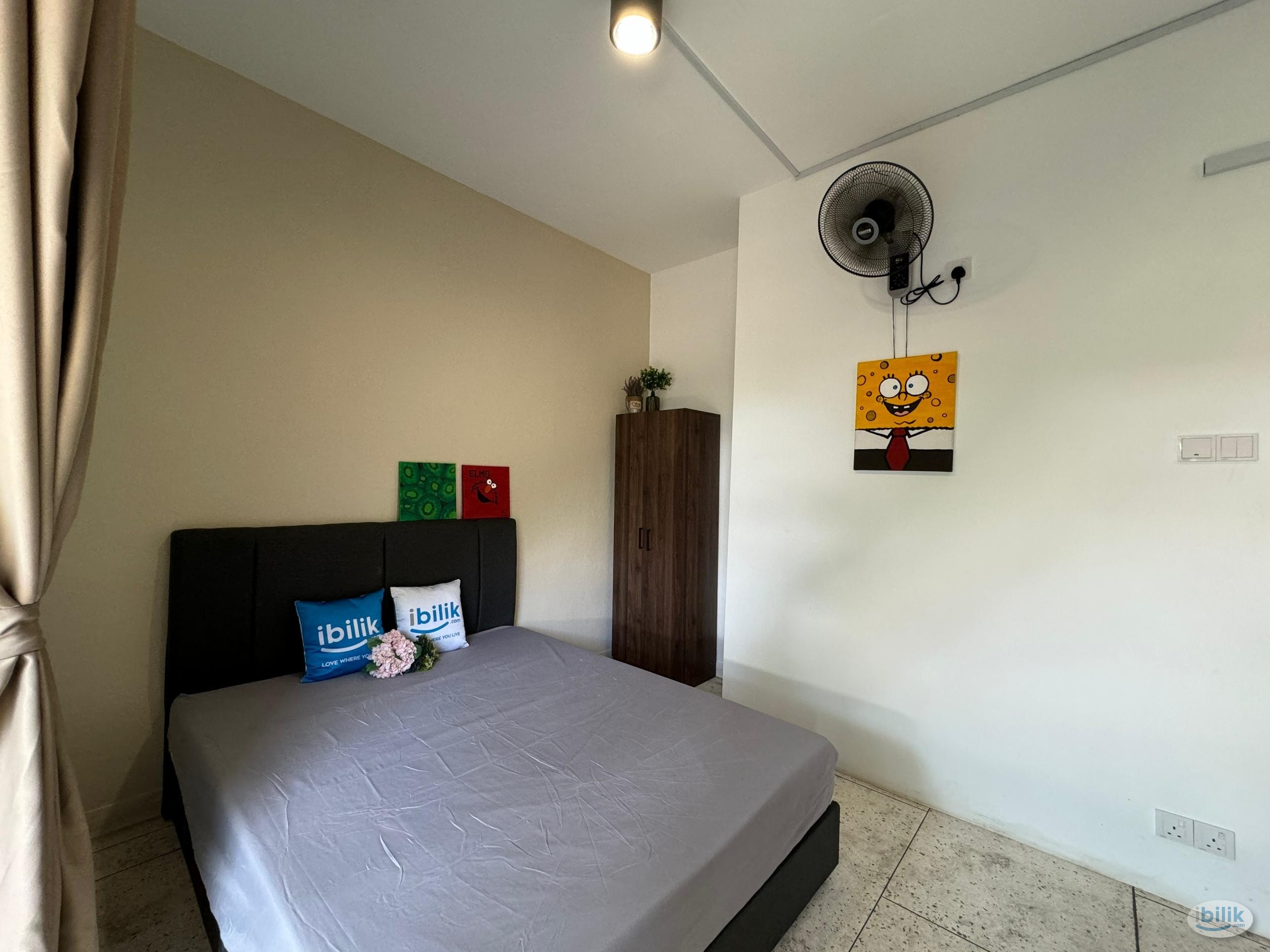 📍ROOM NEARBY CIQ 🛏️Middle Room💰Low Deposit🚶🏻‍♂️6-8 mins walk to  CIQ, Johor Bahru - Image 4