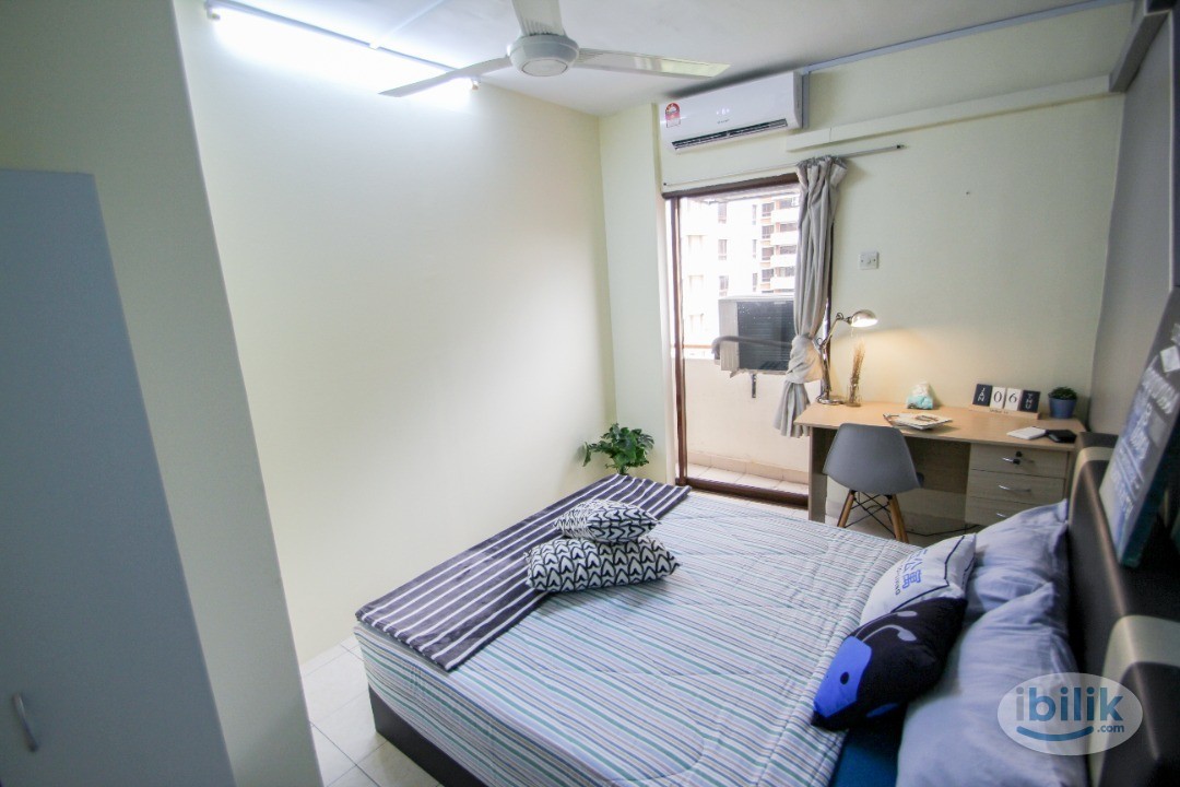 ‼️PROMO end 30 june‼️ Limited offer ✅🙋‍♀️Queenbed fully furnsihed ready move in - Image 1