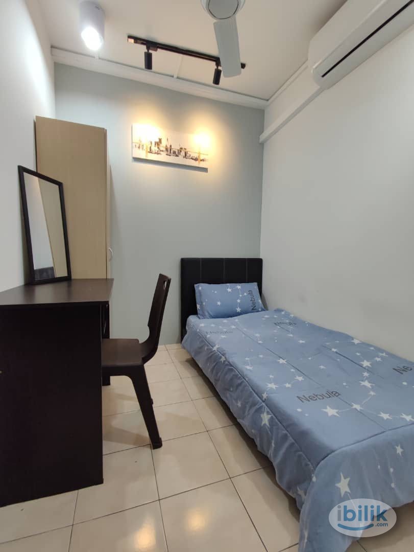 ✅2 mins to HELP University✅ Fully Furnished Single Room at Apartment Damai, Subang Bestari, Shah Alam - Image 1