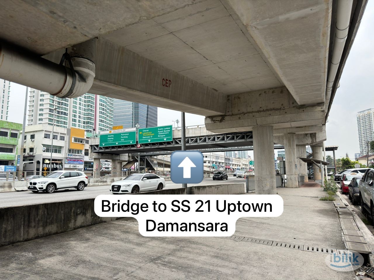 🌉In front of bridge to Uptown Damansara🌈Starling Mall 🌈 Single Room with Aircond at SS 22 Damansara Jaya 🚶 Nearby Atria  - Image 5