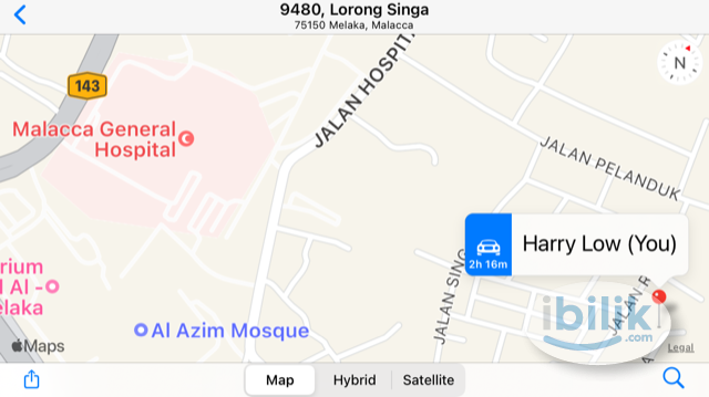 Fully furnished, private room in a bungalow house at Bukit Baru, near General Hospital, Batu Berendam Industrial, Pos Ma - Image 2