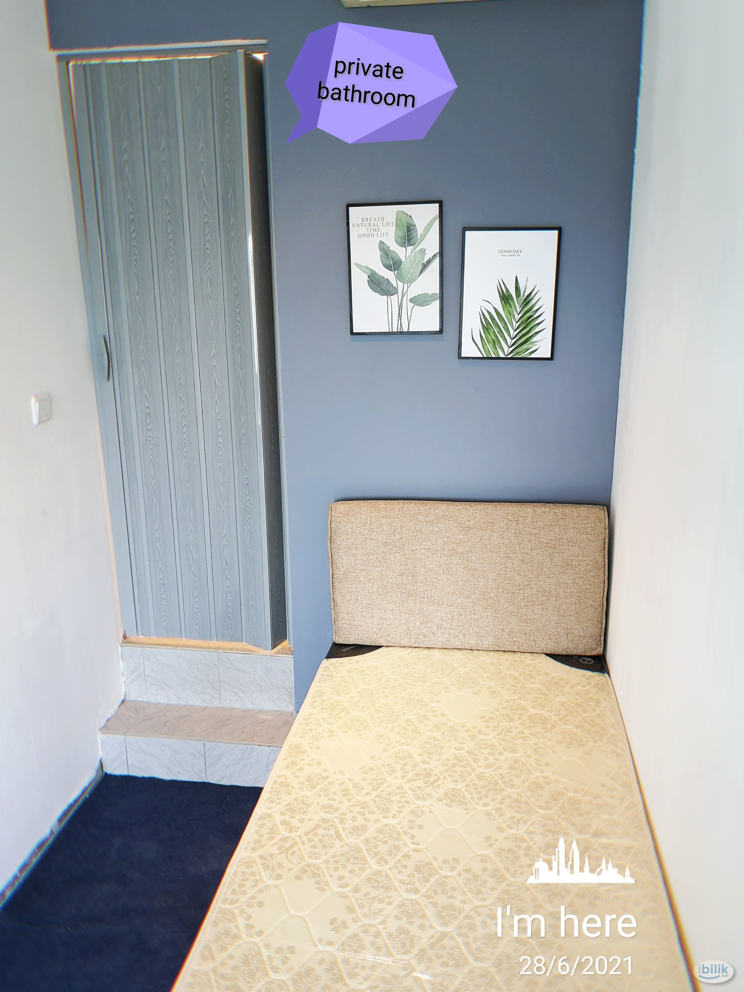 Bilik Sewa Single Room female only at Bukit Baru Bandar Hospital Melaka, Melaka OUM - Image 2
