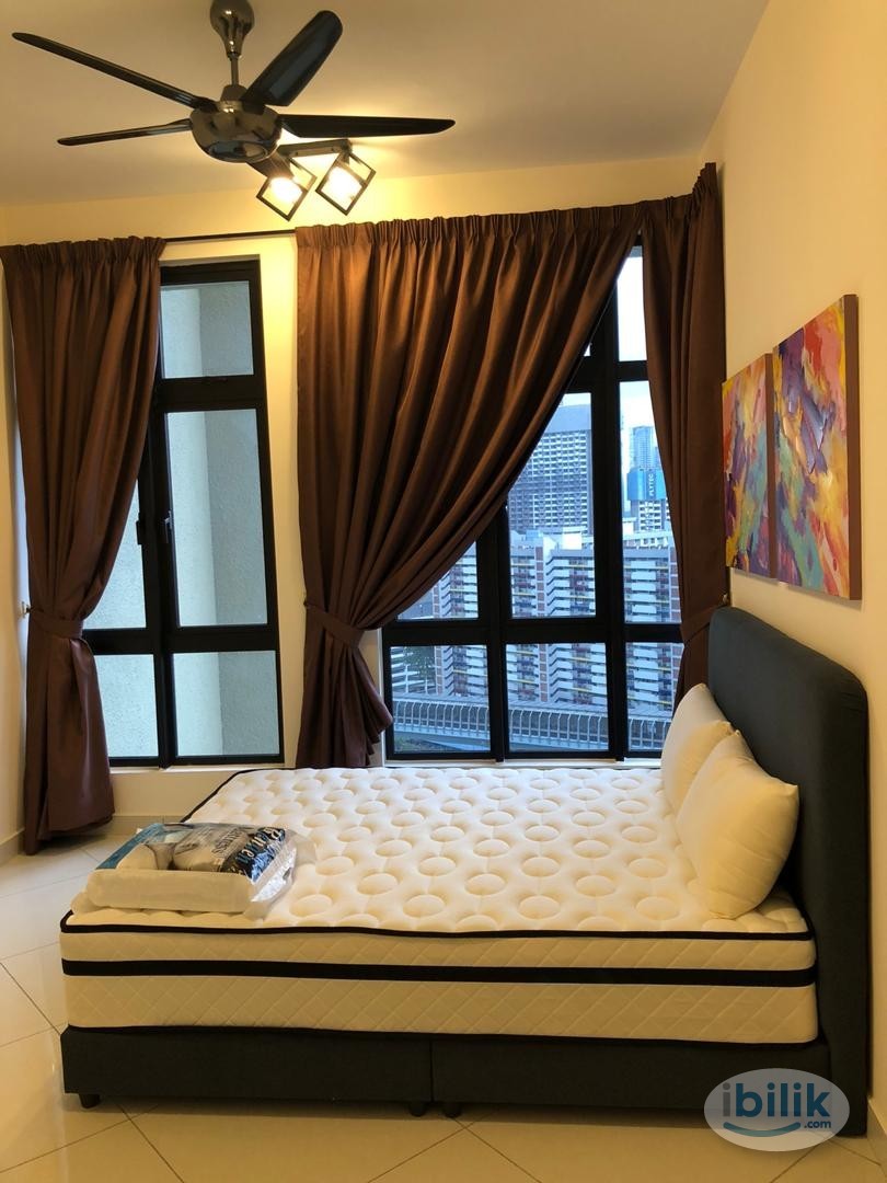 Master Room C/W Bed, For Rent at J.Dupion, Cheras (Covered Linking Bridge to Taman Pertama MRT) - Image 2