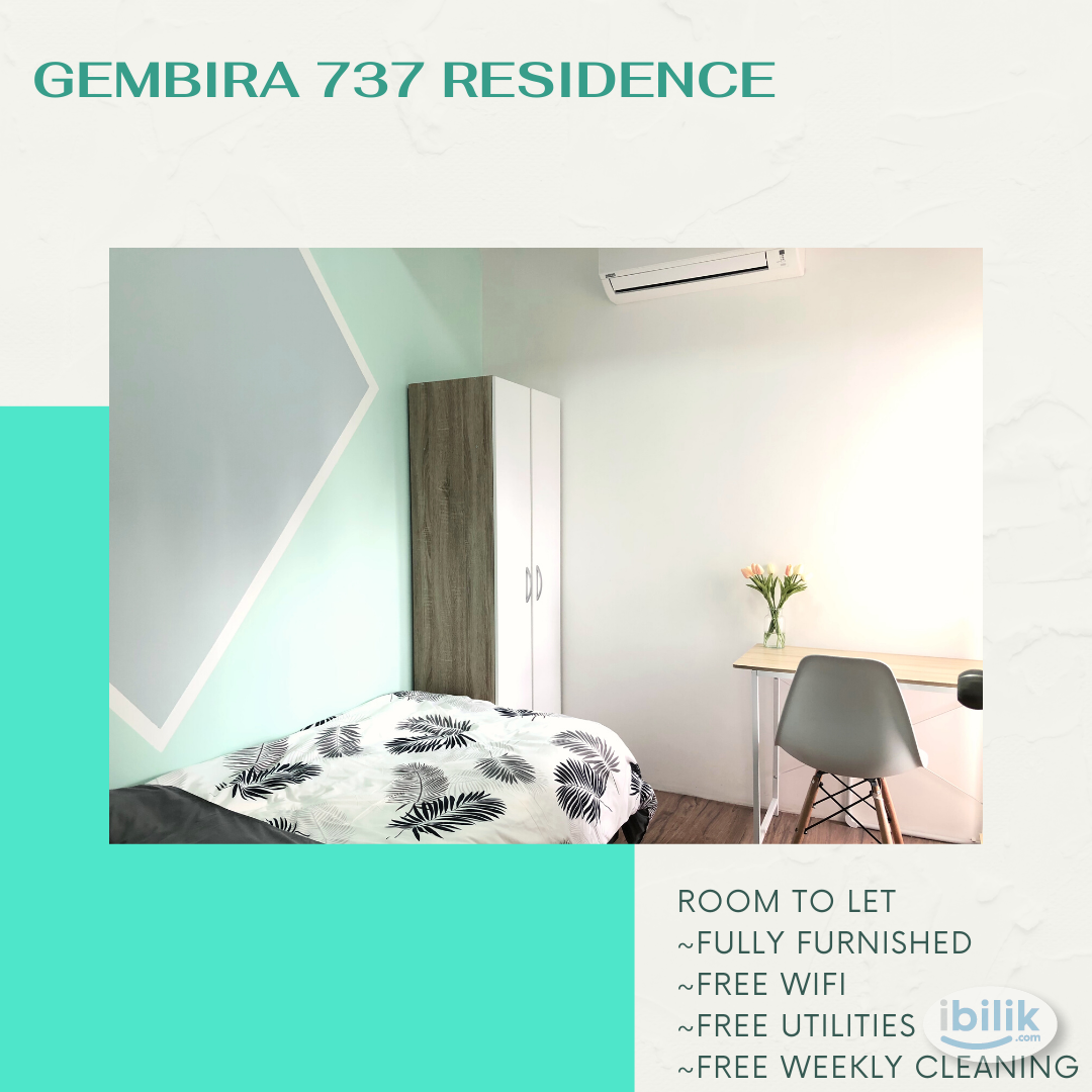 Small Room Fully Furnished in Gembira 737 Happy Garden - Image 1