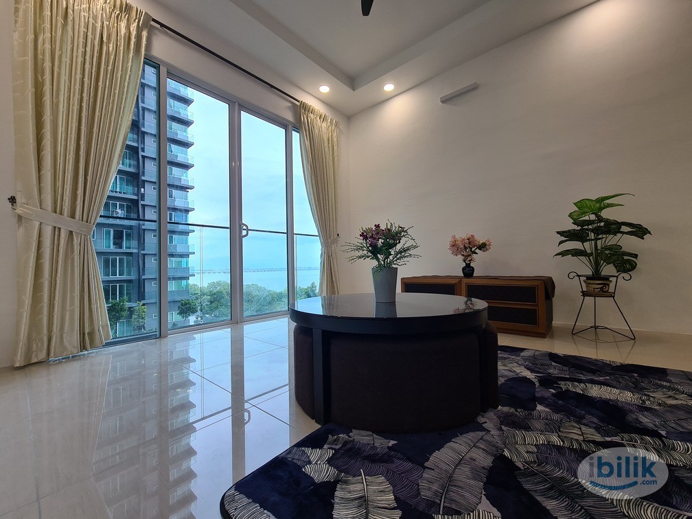 EXECUTIVE BEDROOM with SEA VIEW at QuayWest Residence, Bayan Lepas - Image 3