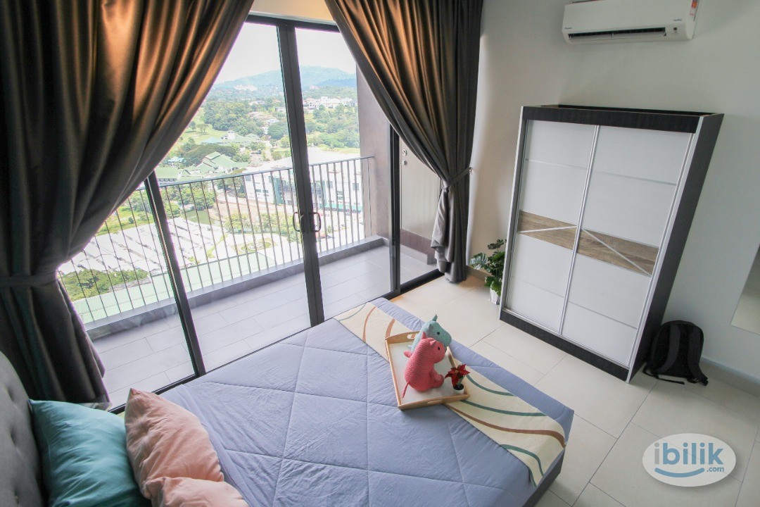 Walk to KTM Serdang UPM, Balcony Middle Room @ Astetica Residences, Seri Kembangan, The Mines Shopping Mall, Heritage, K - Image 2