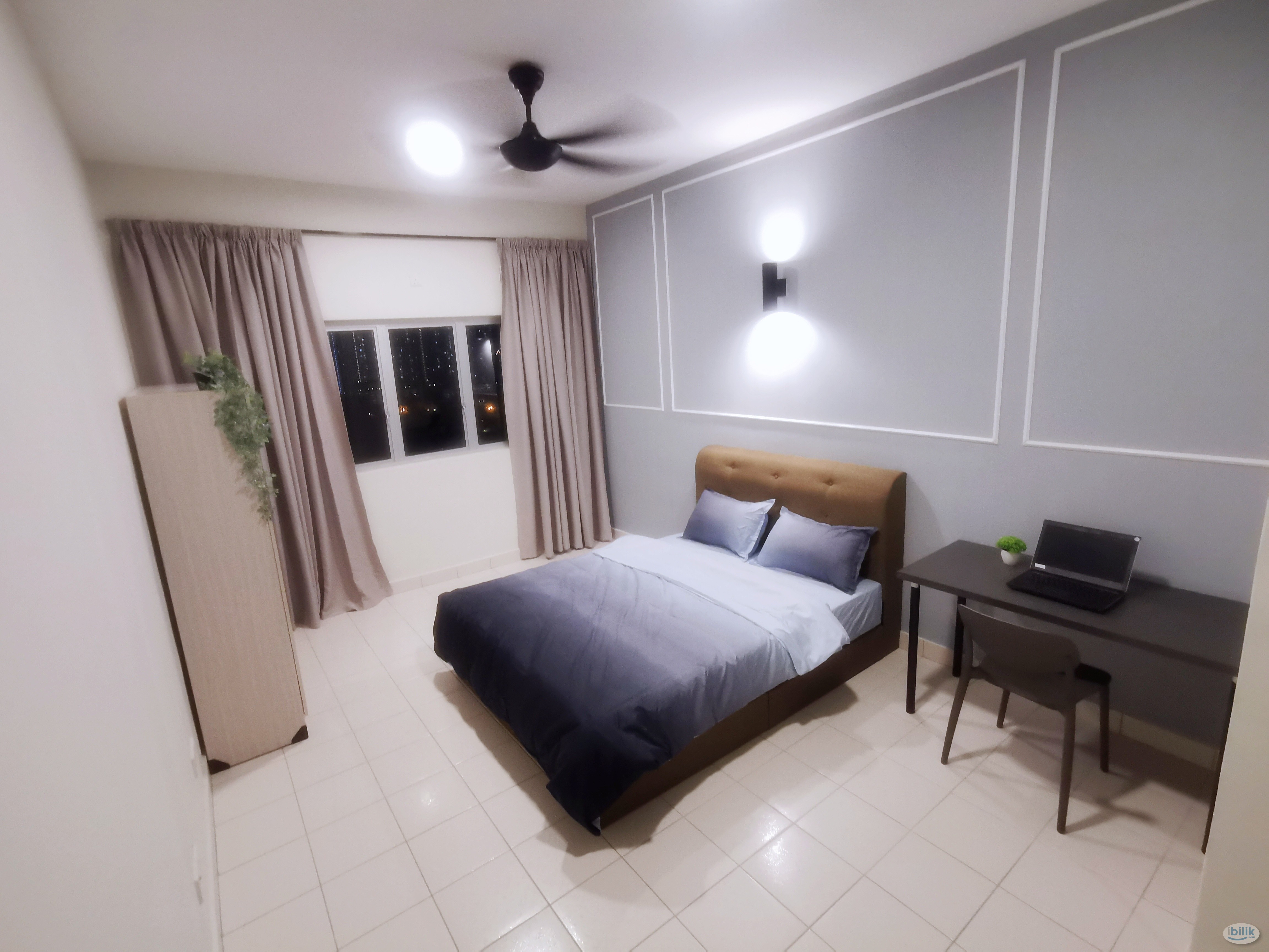[♀️ FEMALE only] Master Room with own bathroom @ Condominium Akasia Bukit Jalil - Image 1