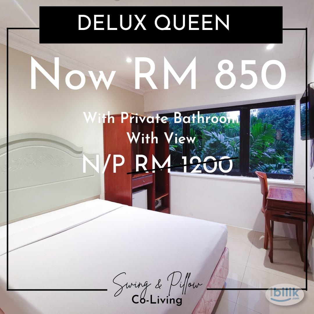 Zero Deposit❗Walking Distance to LRT/MRT Plaza Rakyat❗Super Comfy Queen Bed Master Room For Couple❗ - Image 2