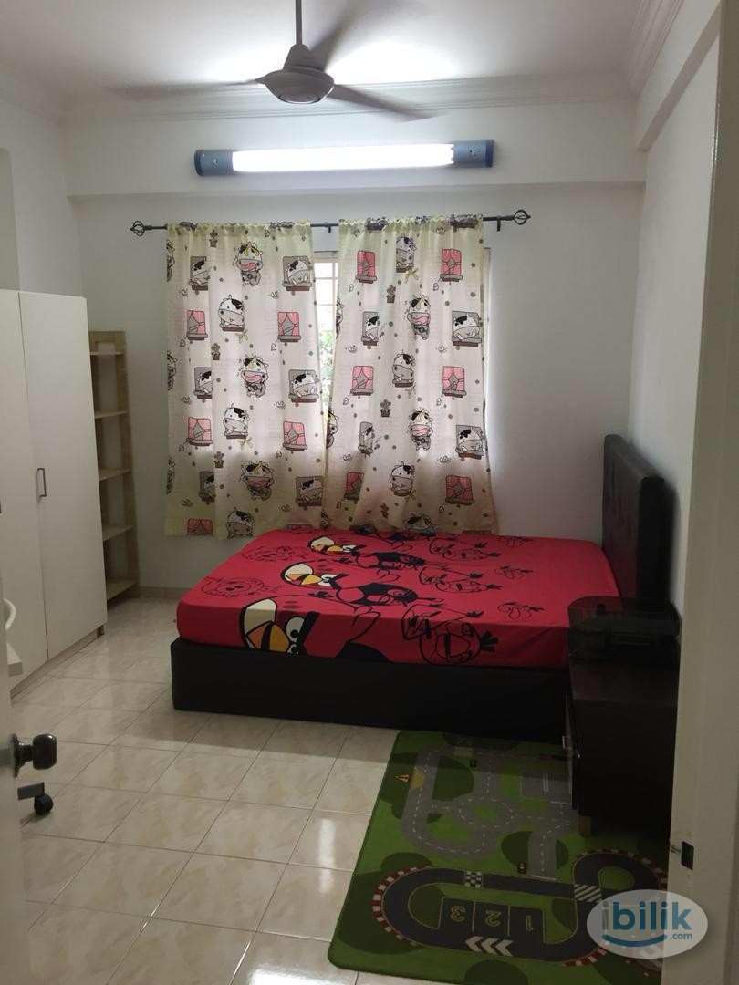 NICE OFFER 八角楼 Middle Big Room at Menara Menjalara Desa Parkcity Plaza Arkadia Damansara Tesco MRT LRT KTM, Kepong Fully - Image 2