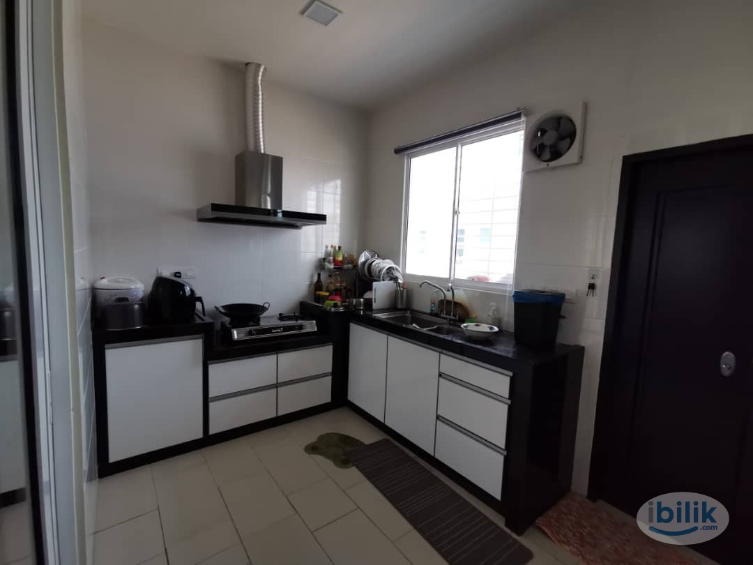 Fully Furnished, Single Girl Unit, Middle Room with Private Toilet at Chimes, Bandar Rimbayu - Image 3