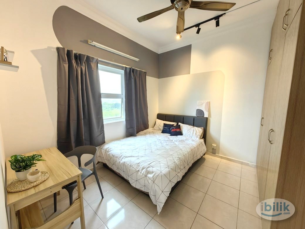 ✨LRT (500m)✨ LAST QUEEN ROOM 📢 Desa Impiana Condo, Taman Puchong Prima - Image 2
