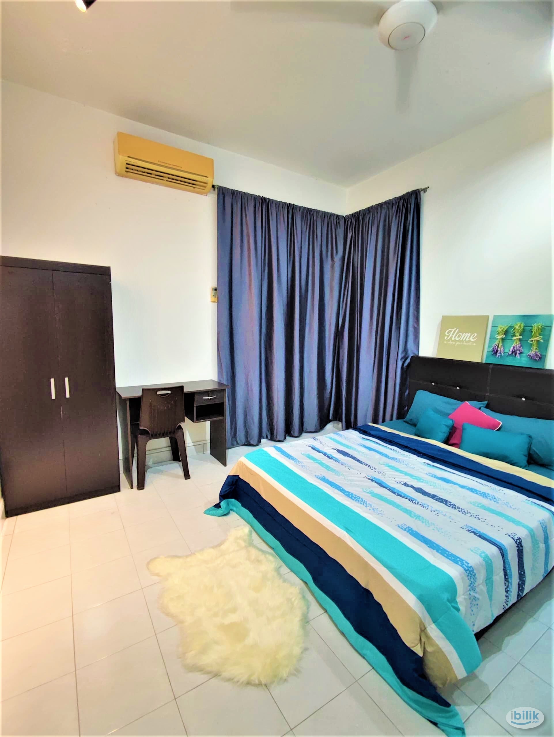 🔥Near UITM & Hospital Selayang 🔥 Female Only Queen Size Bedroom Fully Furnished Room at 162 Residency, Selayang - Image 1
