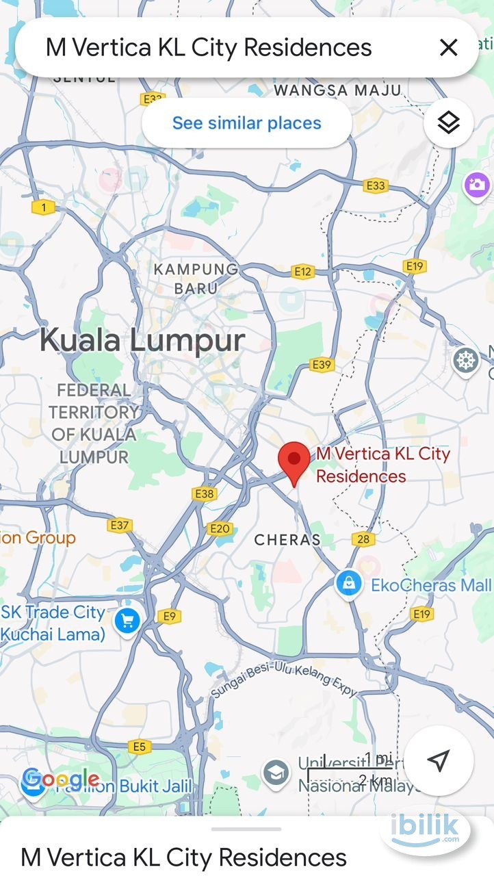(华人)🚶🏻‍♀️Cheras MRT Middle Room at Mvertica KL Cheras, Kuala Lumpur (10mins to MRT Maluri) - Image 2