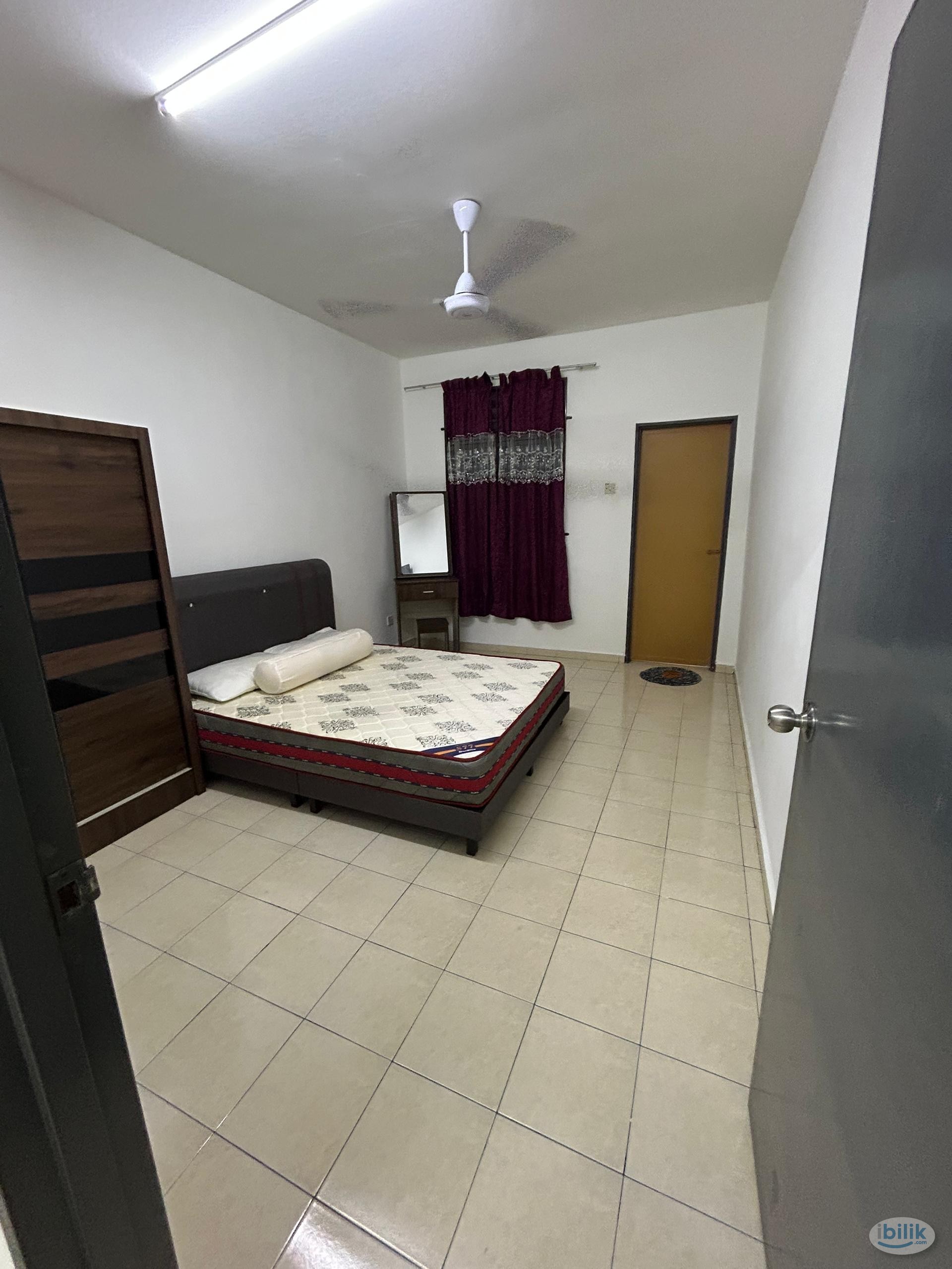 Furnished Room with Attached Bathroom For Rental @ Kulim Hi-Tech - Image 1