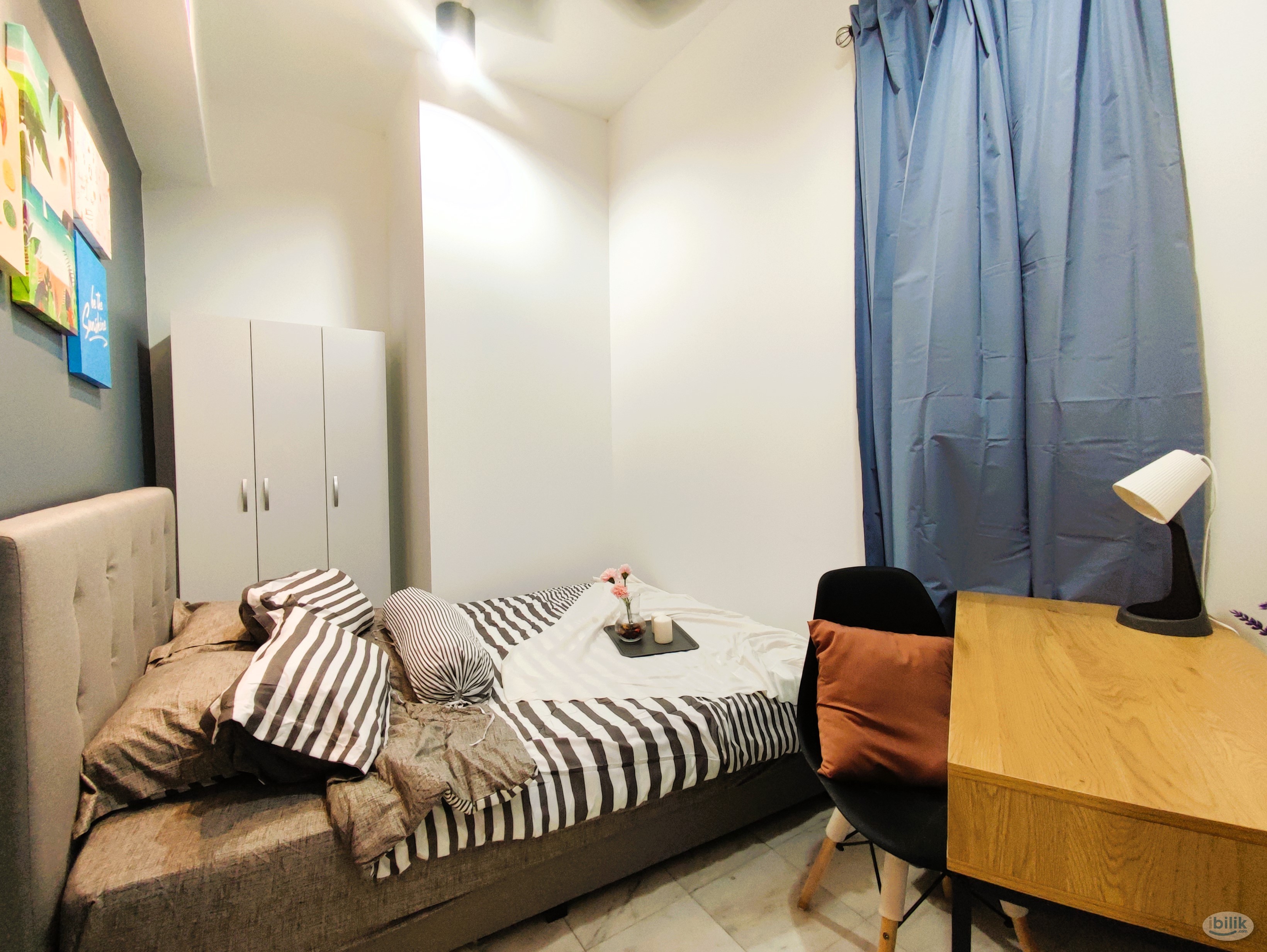 🔥2min walk to LRT/KTM, Sunway Putra Mall, Queen Size Bed Room🔥 Villa Putera, Putra - Image 1