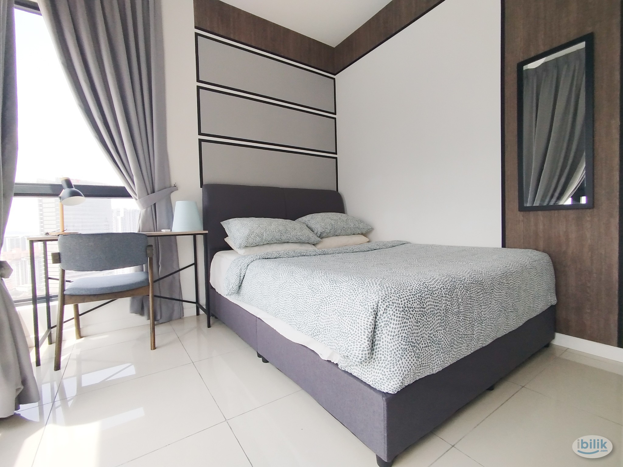 All Male (Medium Room) WIFI AirCond Near MRT BUS at Highpark Suites Kelana Jaya Petaling Jaya Glenmarie Paradigm Mall Ta - Image 3