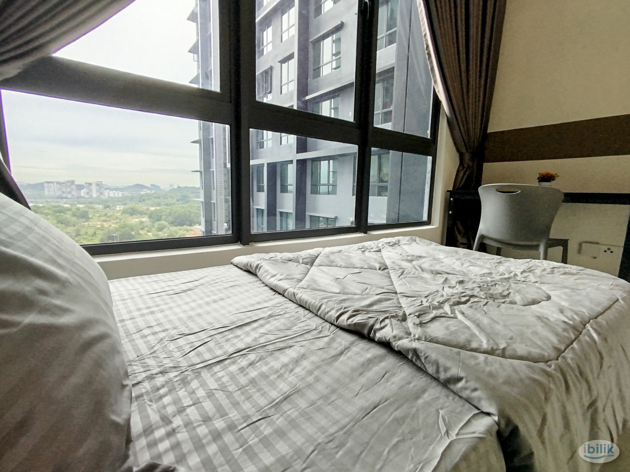 LOW DEPOSIT‼️ All Male (Medium Room B_Type D) WIFI AirCond Near MRT BUS  Meta Residences Putra Permai, Seri Kembangan Pu - Image 2