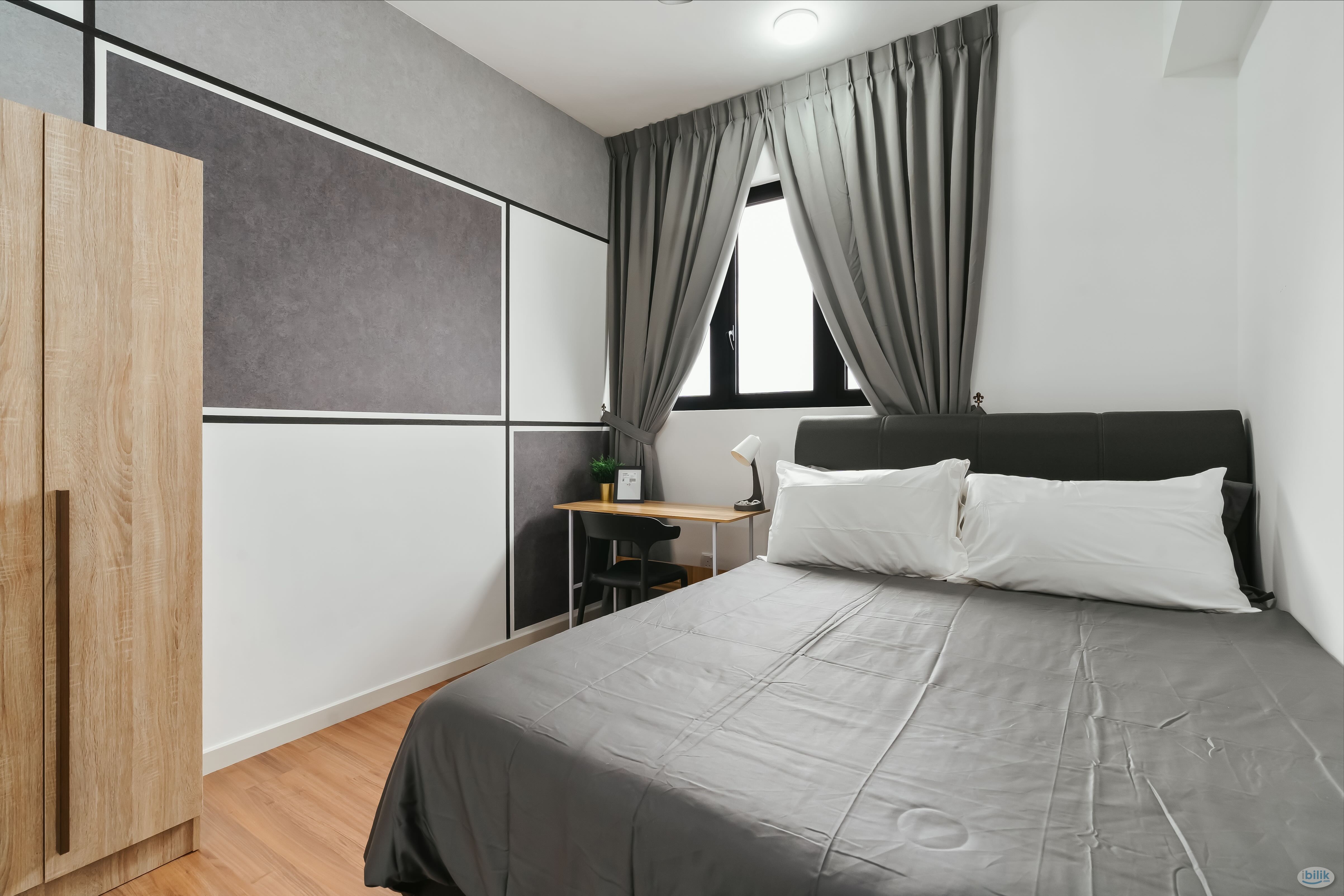 Female Cozy Middle Room, Fully Furnished, Near MRT LRT at M Vertica KL - Image 1