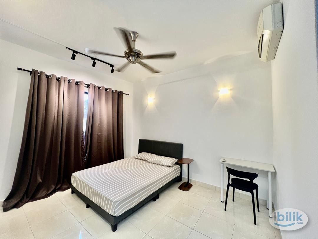 Newly Furnished Master Queen  Bedroom to Rent @ Casa Indah 1 @ Keyless Room @ Smart Lock Room & Main Entrance @ Mix Unit - Image 5