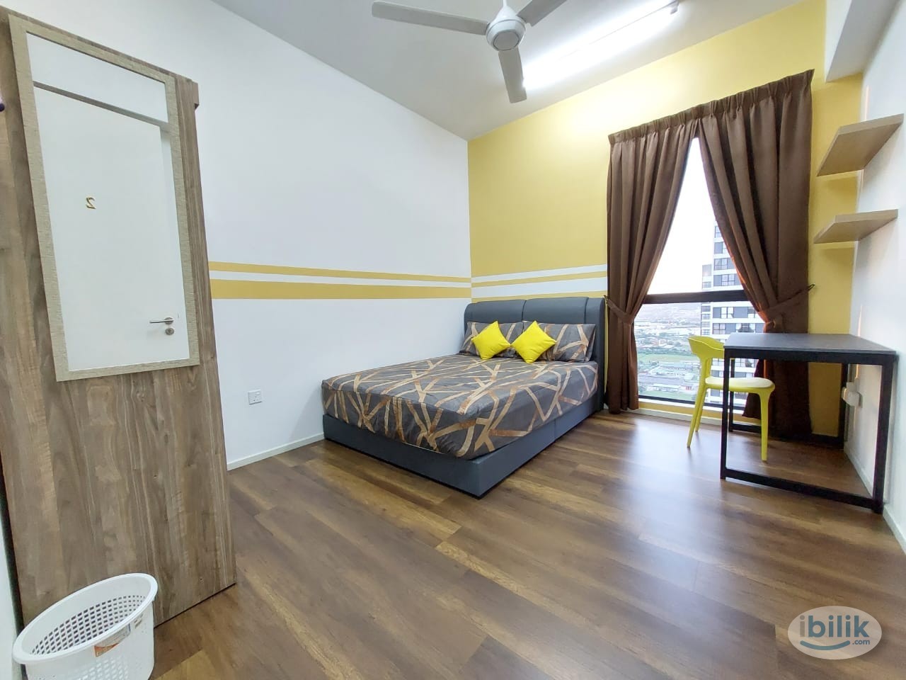 ❤️ MUST VIEW HIGH FLOOR MIDDLE ROOM 💃 FOR FEMALE UNIT 🚄 DIRECT COVER LINK BRIDGE TO MRT STATION at SQWhere, Sungai Buloh - Image 1