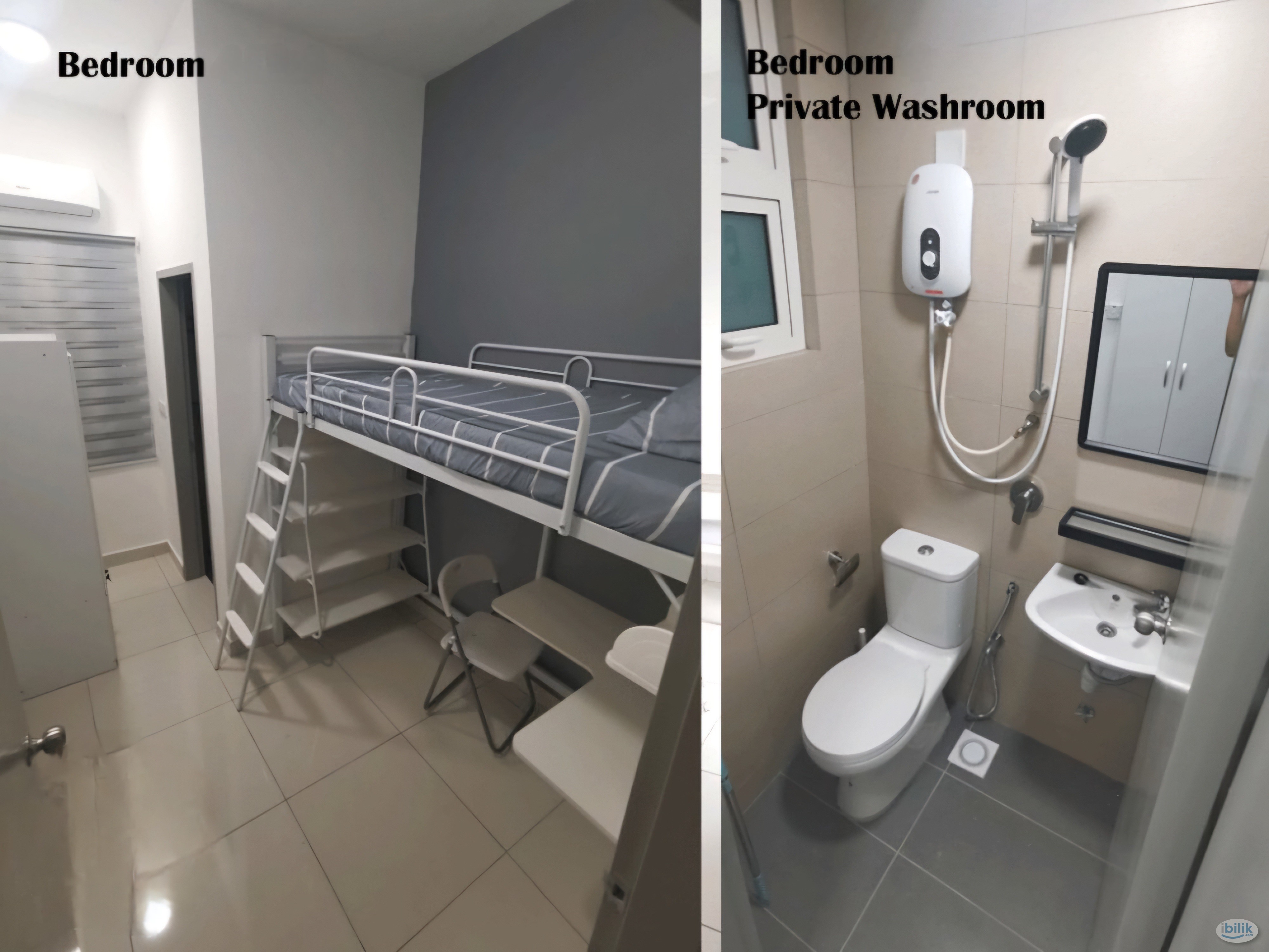 Single Room with bathroom for rent at Tun Razak Residence - Image 3