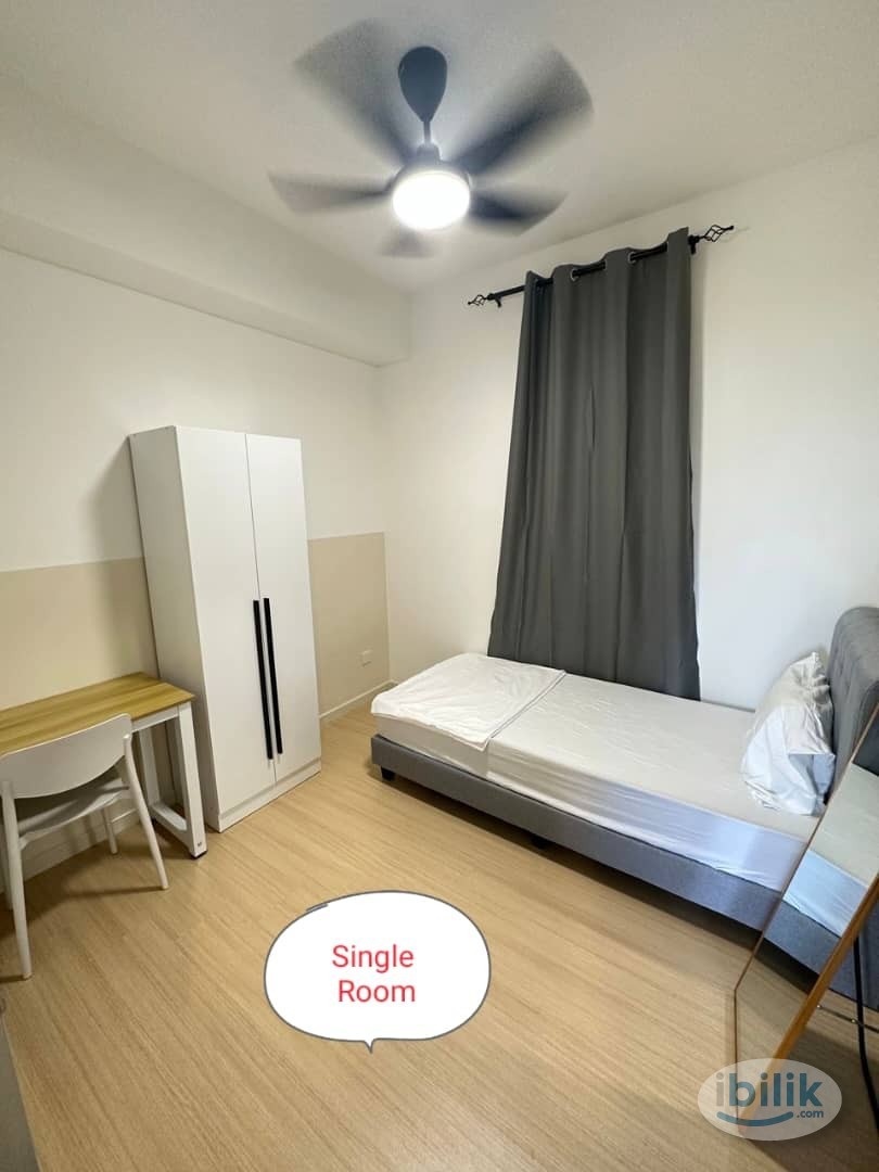 Rent Single Medium Master Room at M LUNA Residence Kepong MRT Selayang Batu Caves Gombak - Image 3