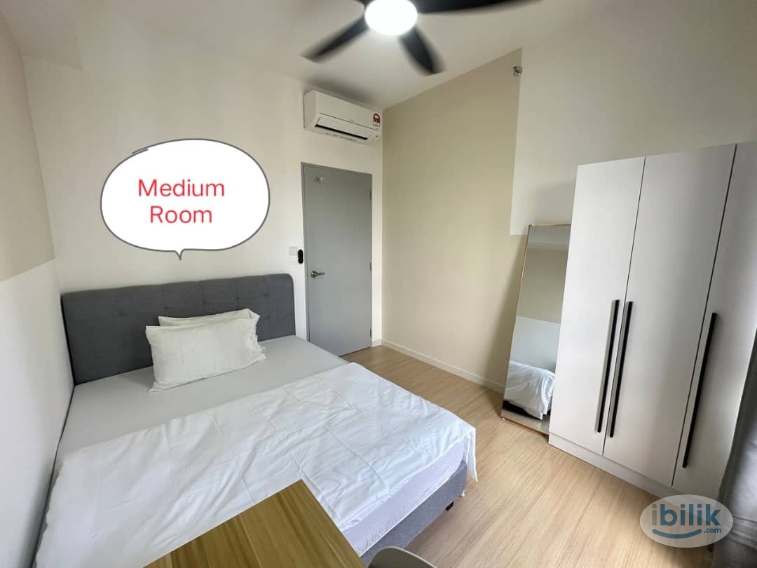 Rent Single Medium Master Room at M LUNA Residence Kepong MRT Selayang Batu Caves Gombak - Image 4