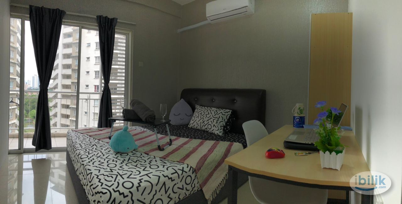 Balcony room for rent at Kota Damansara SEGI UNIVERSITY ,MRT @ Cova Suites Condominium - Image 1