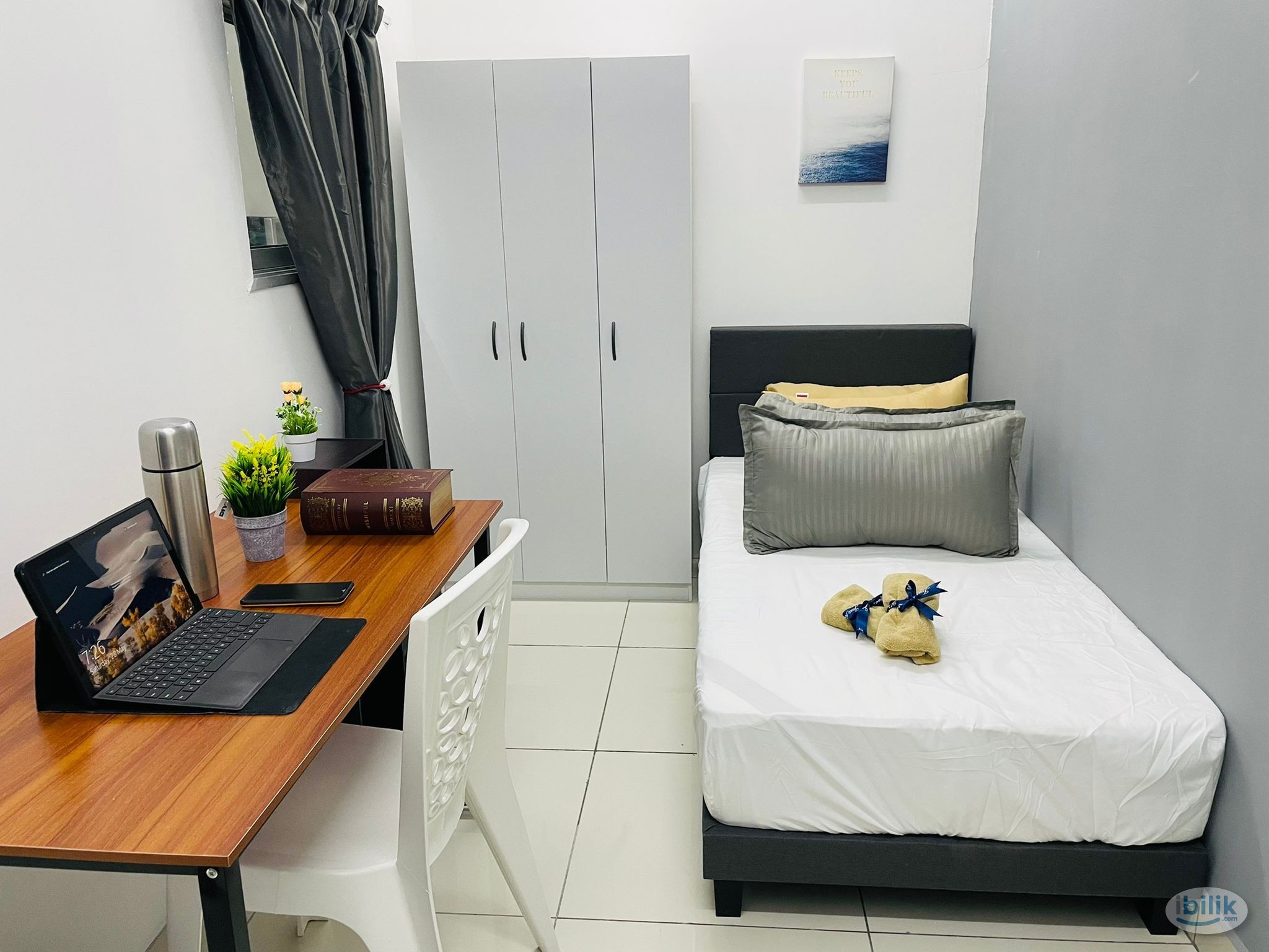 0610 Room for rent beside Kuchai Lama calm lane and small book shop. Short term rent can. - Image 1