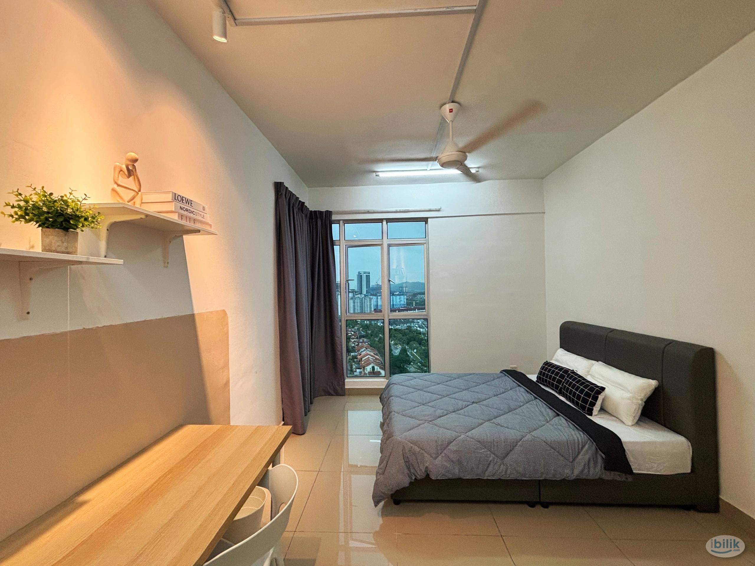 🏫==Include Utility ==Master Bedroom for Rent at Bukit Jalil ❗️❗️Newly Renovated Fully Furnished❗️❗️  包水电 WIFI ❗️ GRAB IT - Image 2