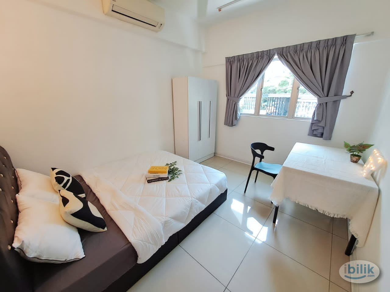 🏫==FEMALE UNIT==Medium Bedroom for Rent at Bukit Jalil ❗️Newly Renovated Fully Furnished❗️❗️  包水电 WIFI ❗️ - Image 3