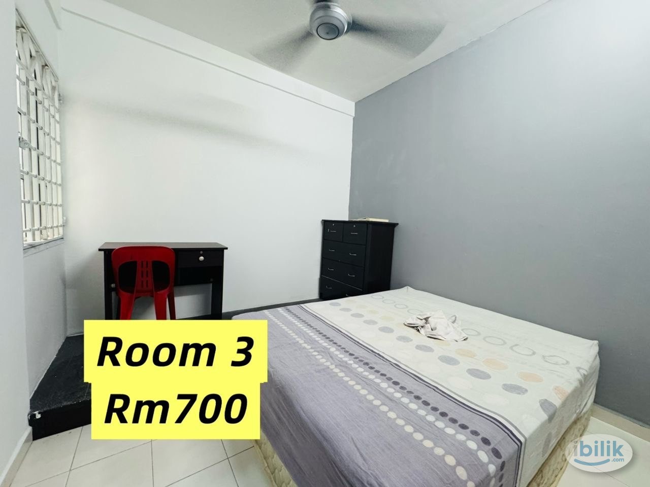 *JB Town 【 PERMAS JAYA 】Co-Living Queen Bedroom RM700 - Image 1