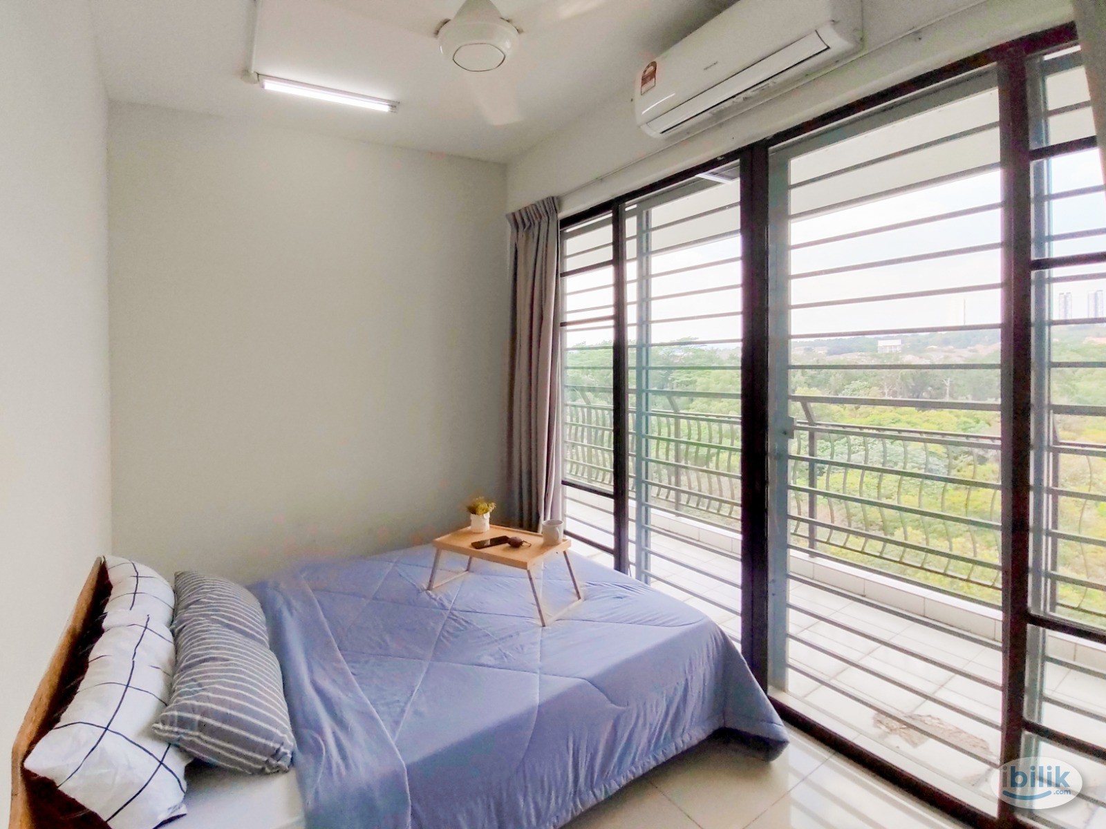 Walk to MRT!! Balcony Medium Room with AC & Fan  05 ,Near to Kepong, ，One U , Bandar Utama, Kota Damansara - Image 1