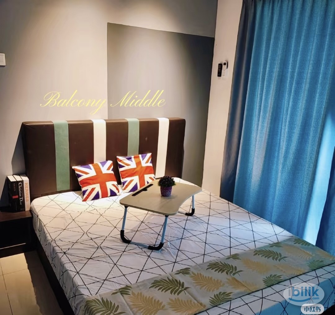 🔥(PUCHONG LAST ROOM) BIG Balcony Middle Room FREE WIFI Includes Utilities 💧⚡except Aircond at Casa Tropika @Near IOI Mal - Image 2