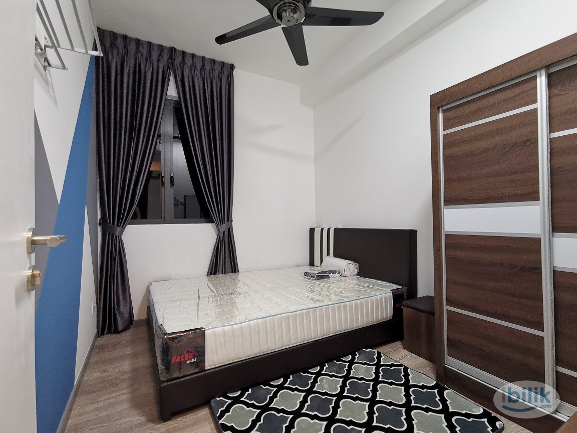 Queen Suite 单人房 All Inclusive 全包 Fully Furnished 全家具 @ United Point Residence (Aeon / Tesco / Segambut / North Kiara / K - Image 1