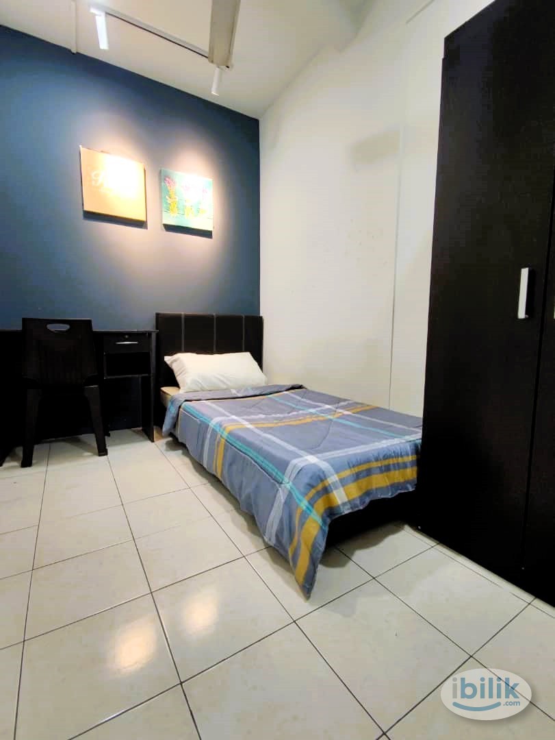 AC Room Bilik RM600 Monthly @ For Rent (Male Only) Location:Menara Duta 2 Condominium, Dutamas, Segambut  (Near Mont Kia - Image 1