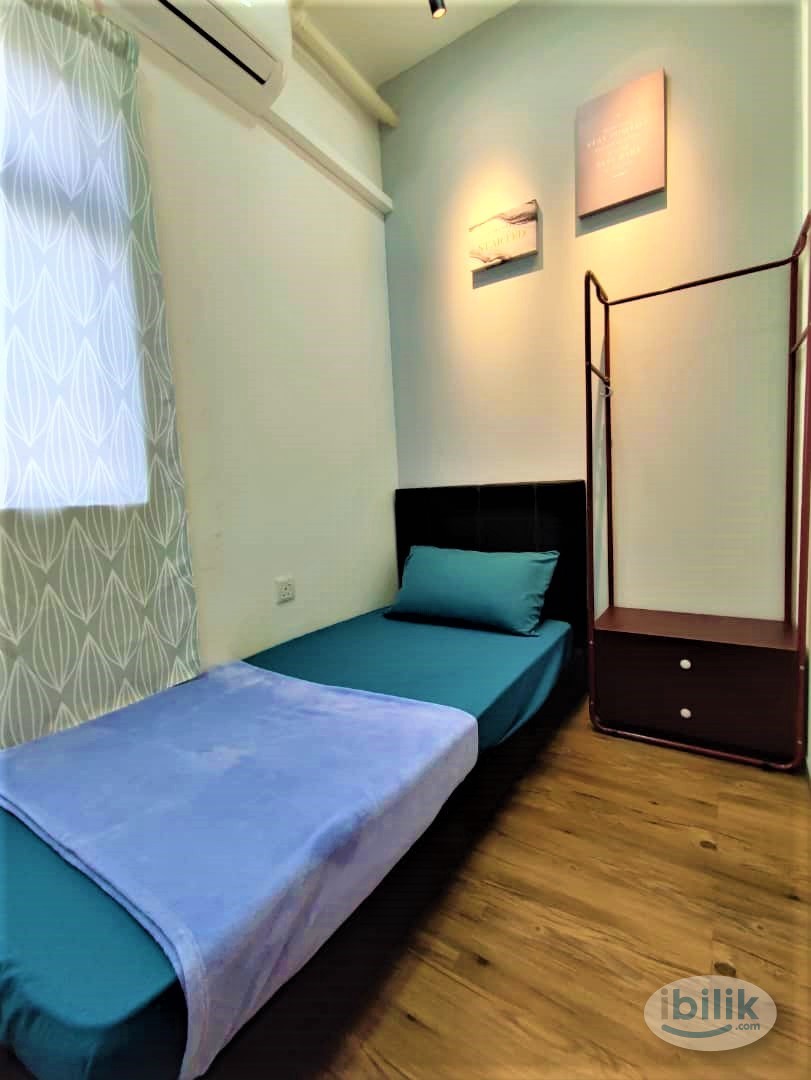 🔥AC Room, Low Deposit, 3min walk to KTM Padang Jawa, Male Only🔥 Suria Jaya e-SOFO, Shah Alam - Image 1