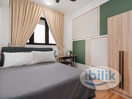 Exclusive Fully Furnished Private Medium Room, Walking Distance LRT MRT - Image 1