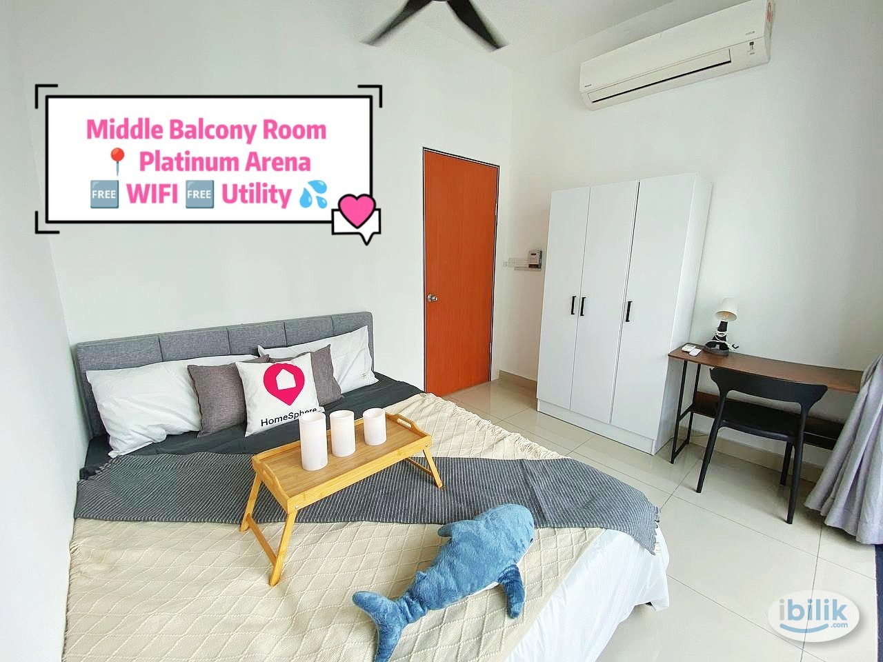 Platinum Arena | Middle Balcony Room | Fully Furnished | Move In Ready - Image 2