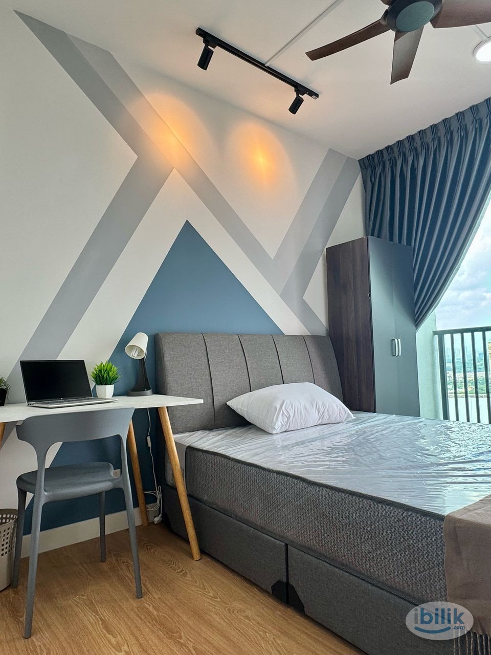 ‼️NEW CONDO NEAR EduMetro, USJ 1, Subang ✅Premium ⭐️ Medium Room Fully Furnished @ NEW 10” Mattress Aircond Wardrobe Tab - Image 1