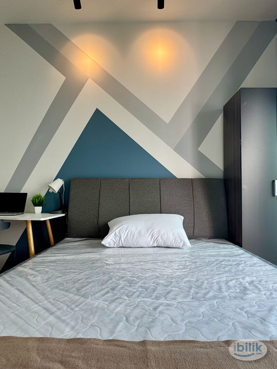 ‼️NEW CONDO NEAR EduMetro, USJ 1, Subang ✅Premium ⭐️ Medium Room Fully Furnished @ NEW 10” Mattress Aircond Wardrobe Tab - Image 2