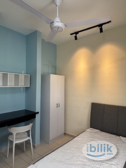 ‼️NEAR LRT ⭐️ Single Room Fully Furnished @ NEW Aircond Wardrobe Table Chair Mattress, CASA SUBANG, USJ 1, Subang - Image 3