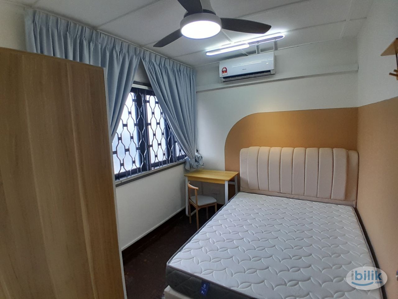 [Kuchai Jaya Landed] Medium Room with Aircond Rent Near Taman OUG, Happy Garden - Image 1