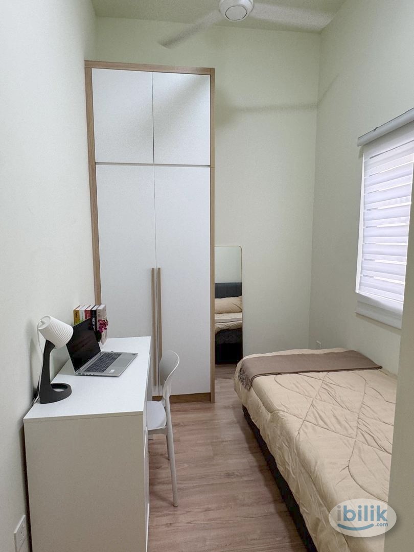 🤩PROMOTION!!!! 🤩 HIGH SPEED INTERNET Single Room 📍 Dian Residency, Seksyen 13 NEW Aircond Wardrobe Table Chair Mattress - Image 4